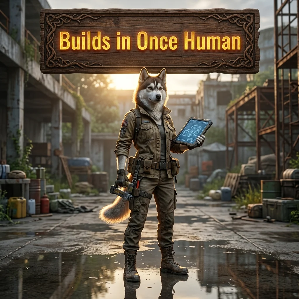 Promotional image for Builds Boosting Services in Once Human, a service focused on Once Human build boosting.