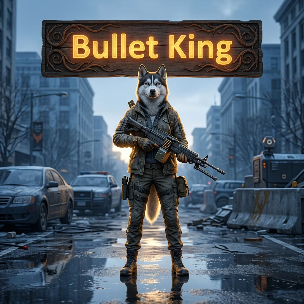 Promotional image for the Bullet King Exotic LMG Boost service in The Division 2.