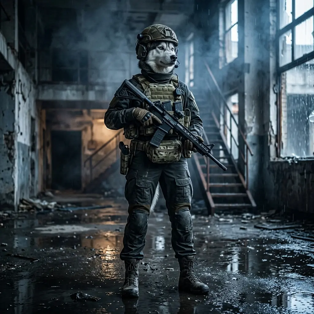 Sfeervolle gameafbeelding voor Call of Duty Modern Warfare 4 boosting-diensten, zonder leesbare tekst of herkenbare tekens.