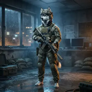 Illustration med motiv från Call of Duty Modern Warfare 4 för boostingtjänster, utan synlig text.