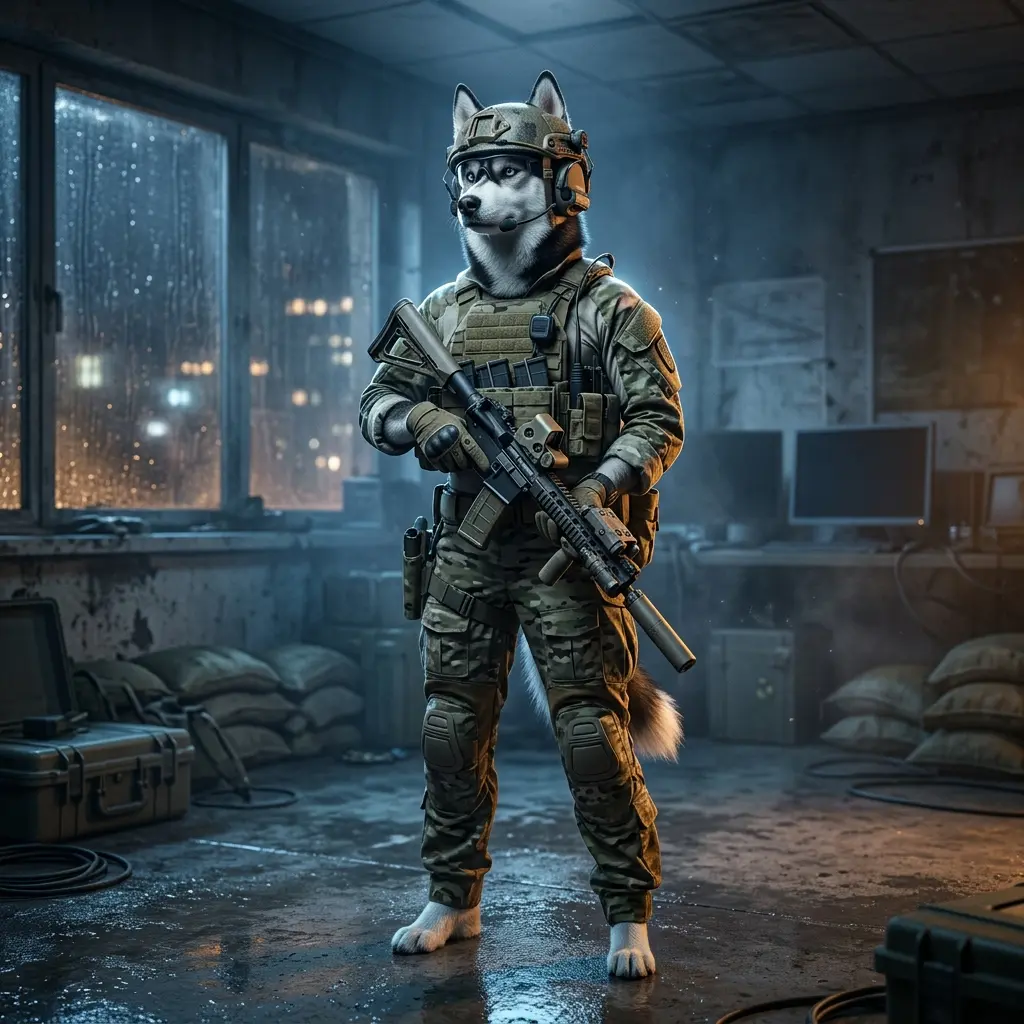 Illustration med motiv från Call of Duty Modern Warfare 4 för boostingtjänster, utan synlig text.
