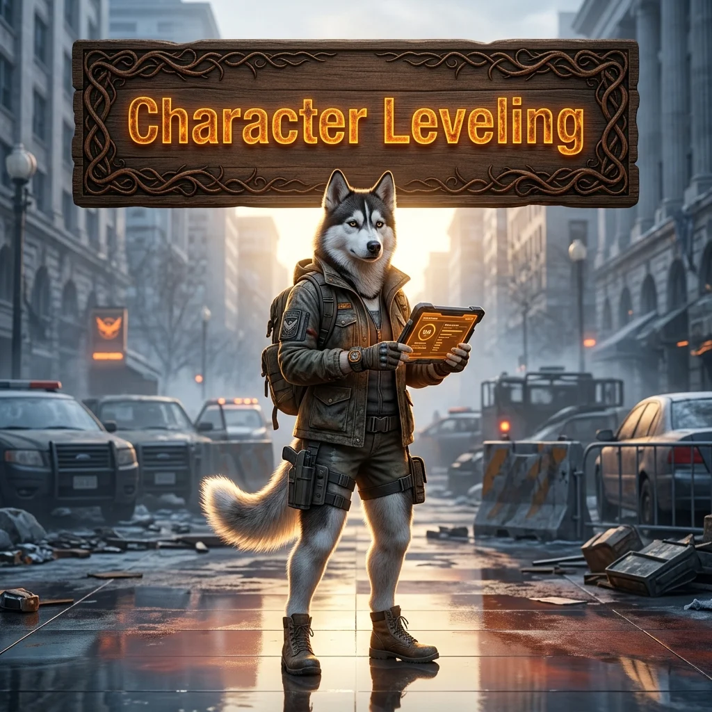 Promotional image for Character Leveling Boost in The Division 2, a service focused on character leveling in The Division 2.