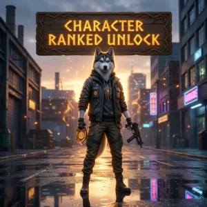 Promotional image for Character Ranked Unlock in Deadlock, focused on ranked character unlocks.
