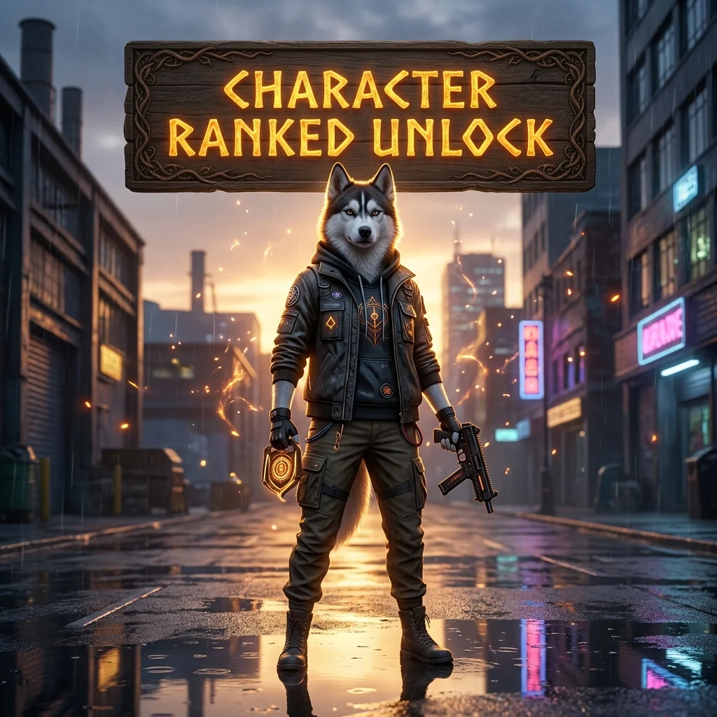 Promotional image for Character Ranked Unlock in Deadlock, focused on ranked character unlocks.