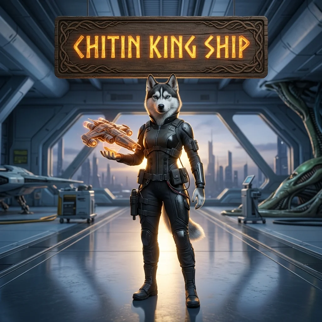 Promotional image for the Chitin King Ship Boost service in Destiny 2.