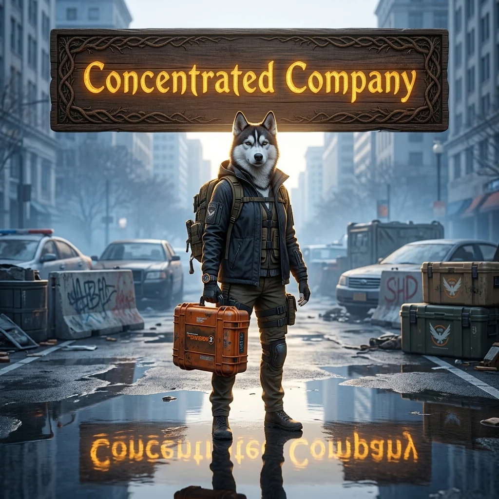 Promotional image for the Concentrated Company Gear Set Boost in The Division 2 service.