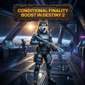 Promotional image representing a Conditional Finality Boost service in Destiny 2