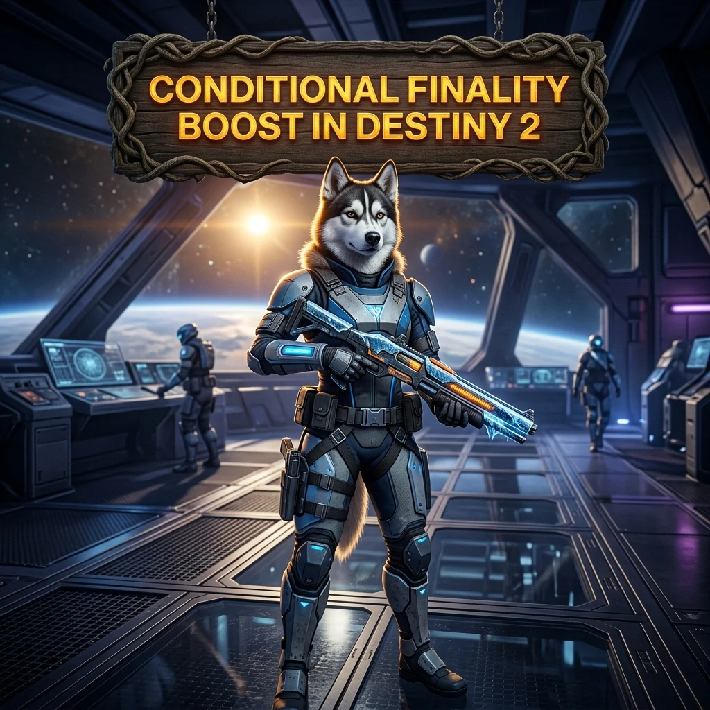 Promotional image representing a Conditional Finality Boost service in Destiny 2
