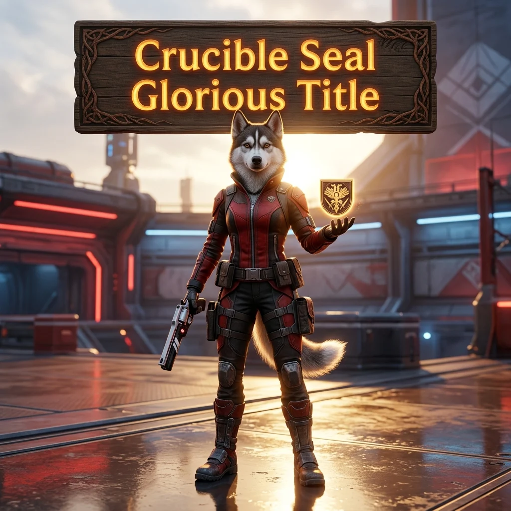 Promotional image for the Crucible Seal Glorious Title Boost in Destiny 2 service