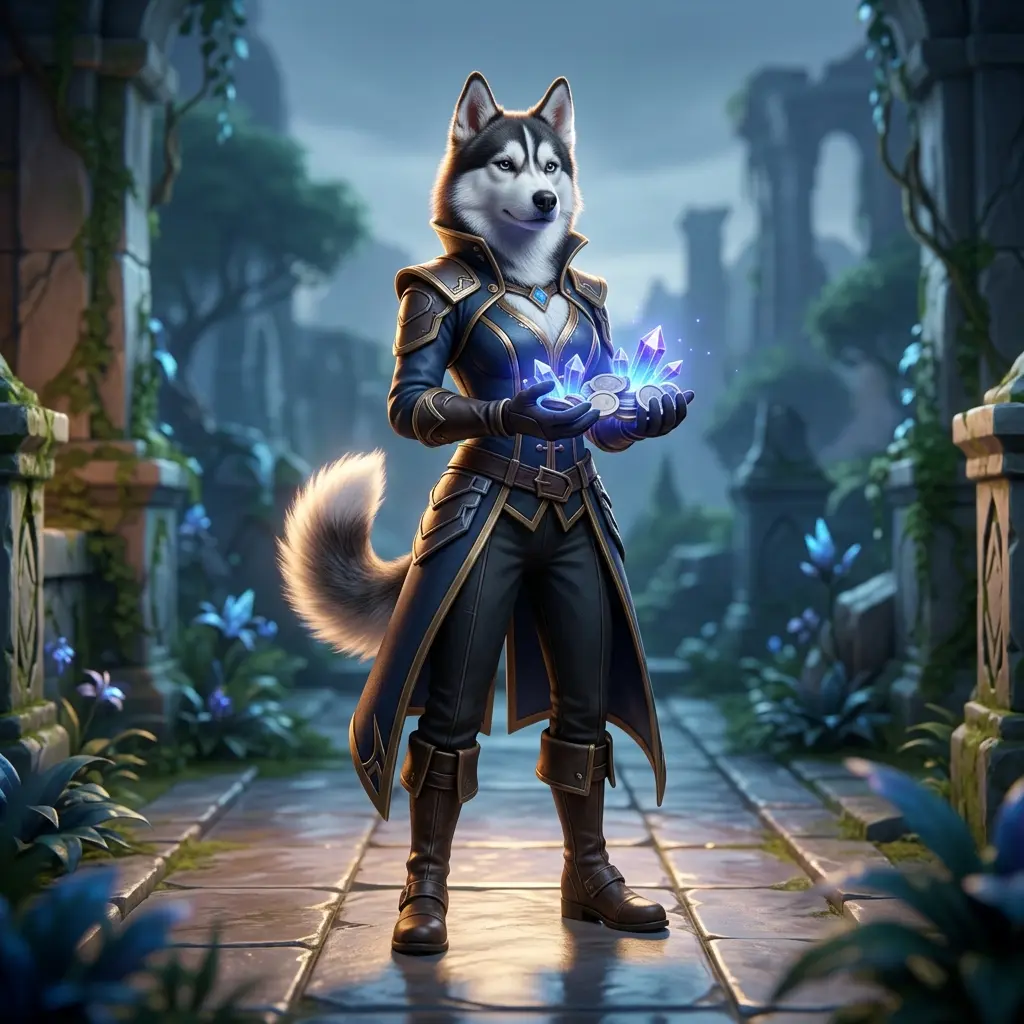 Ilustrație tematică asociată achiziționării de RP pentru jocul League of Legends