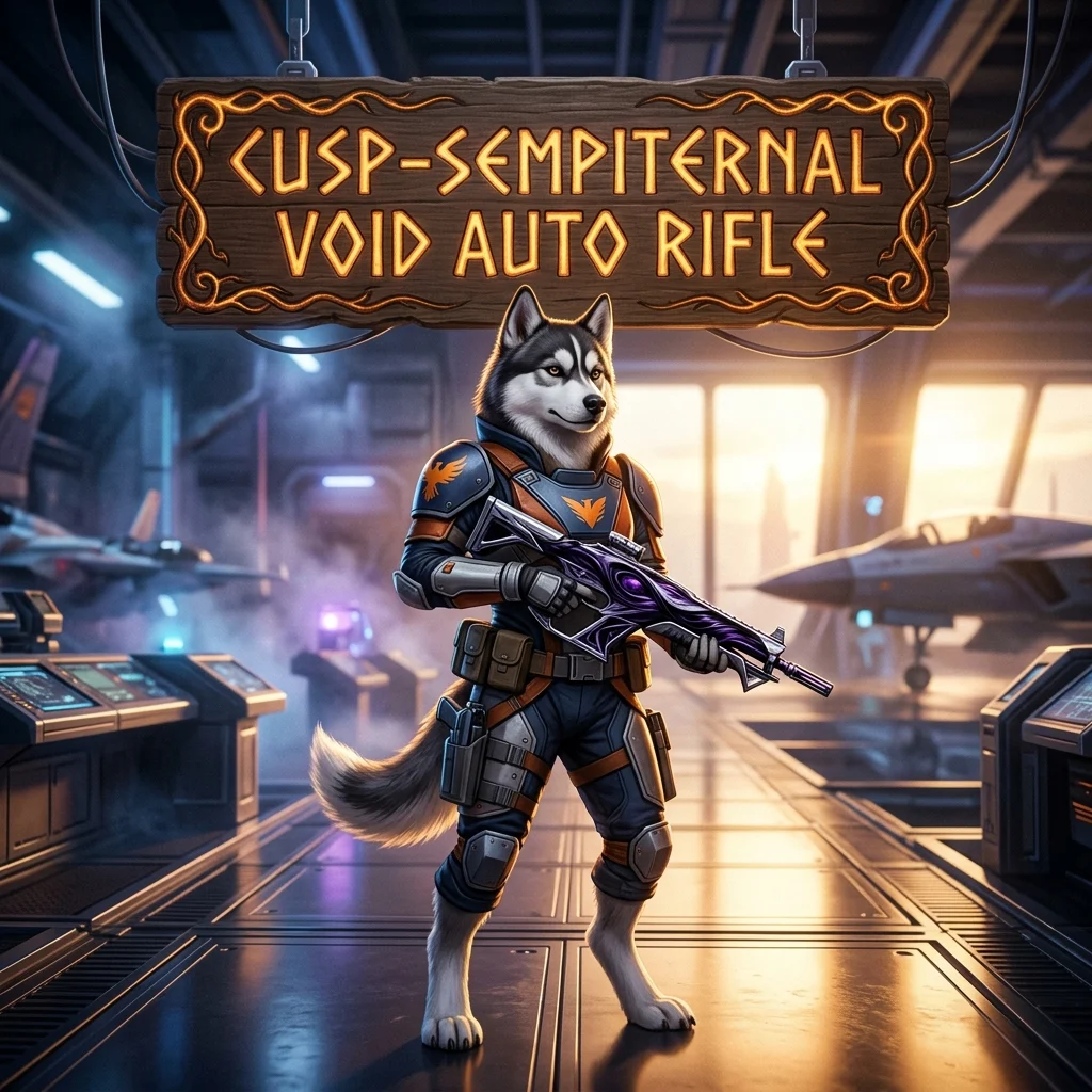 Promotional image for the Cusp-Sempiternal Void Auto Rifle Boost in Destiny 2 service.