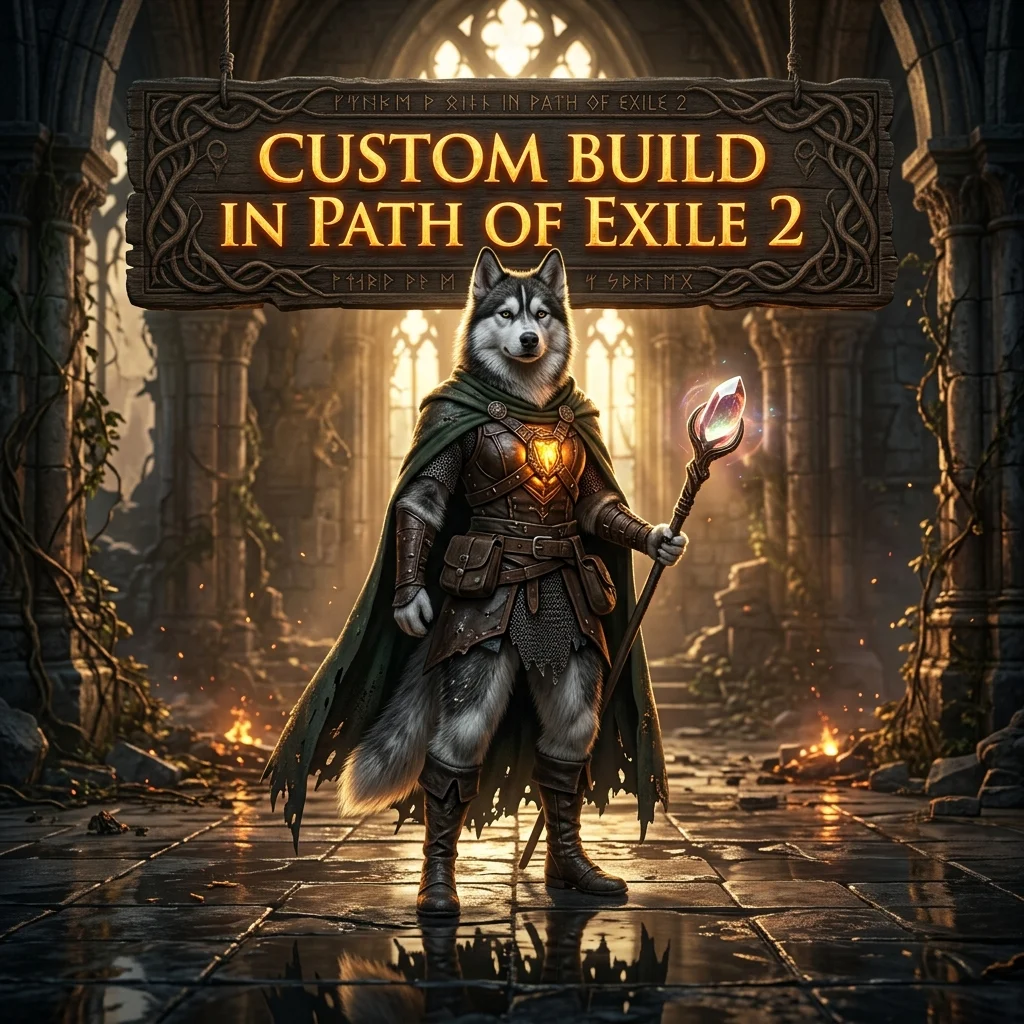 Promotional image for Custom Build Boost in Path of Exile 2, a service focused on customized build boosting.