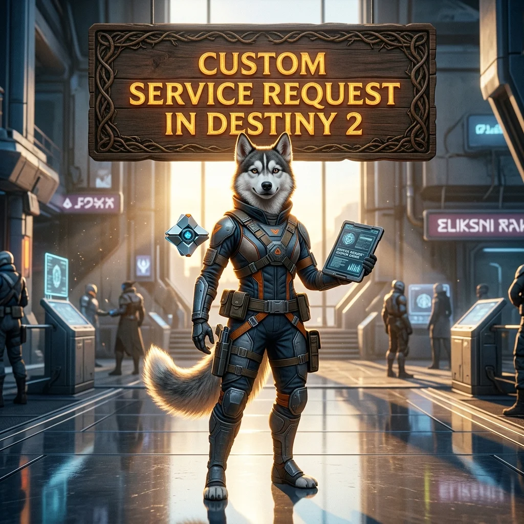 Promotional image representing the Custom Service Request service in Destiny 2.