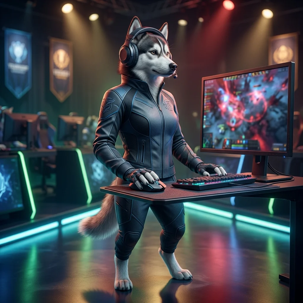 Dota 2 MMR 提升代练服务的游戏主题宣传图，呈现多人在线竞技环境与段位提升相关的服务氛围，整体采用通用竞技游戏视觉表达，不含可读文字或标识。