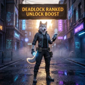 Promotional image representing the Deadlock Ranked Unlock Boost service for ranked unlock progression in Deadlock