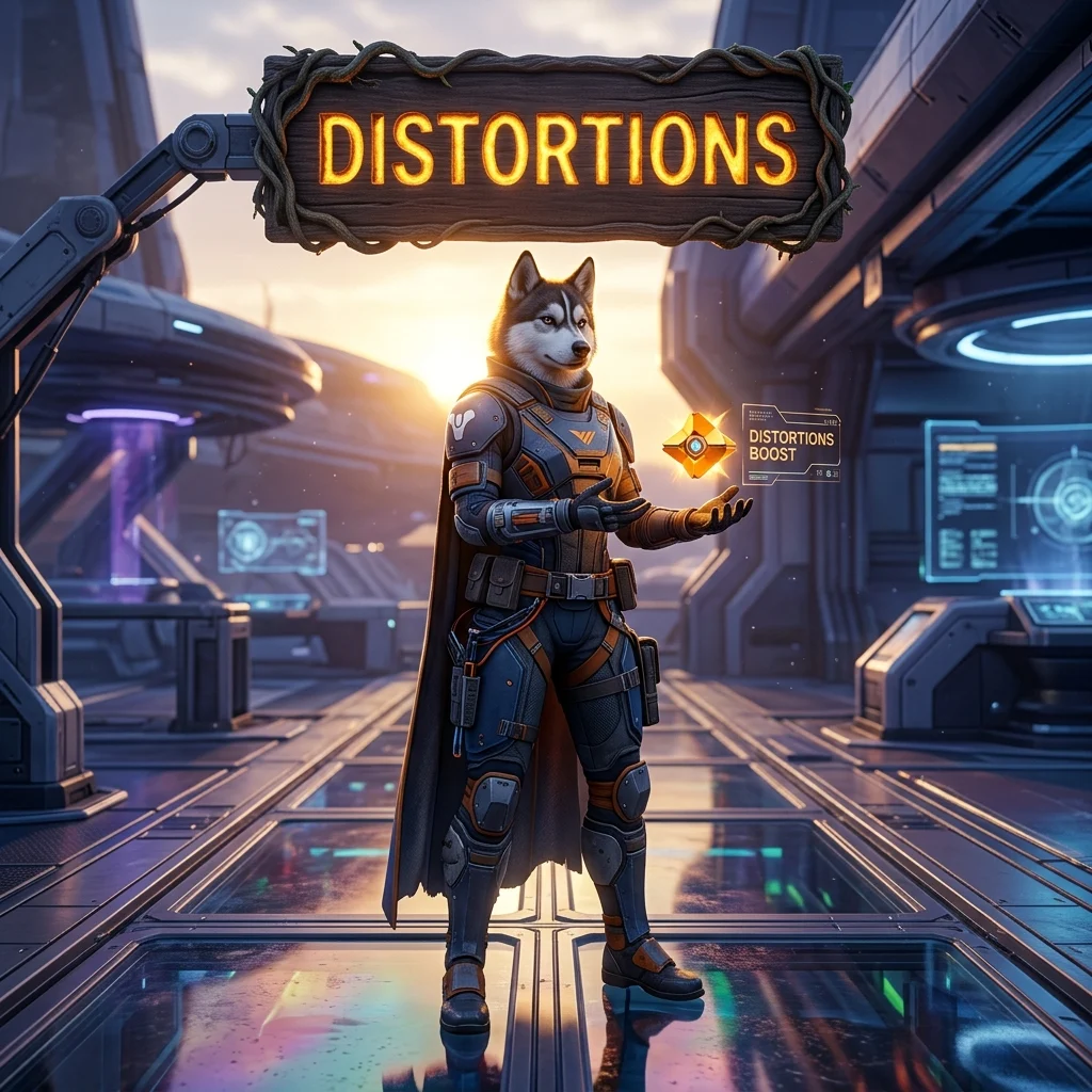 Promotional image representing the Distortions Boost in Destiny 2 service and its specific Destiny 2 boost offering.