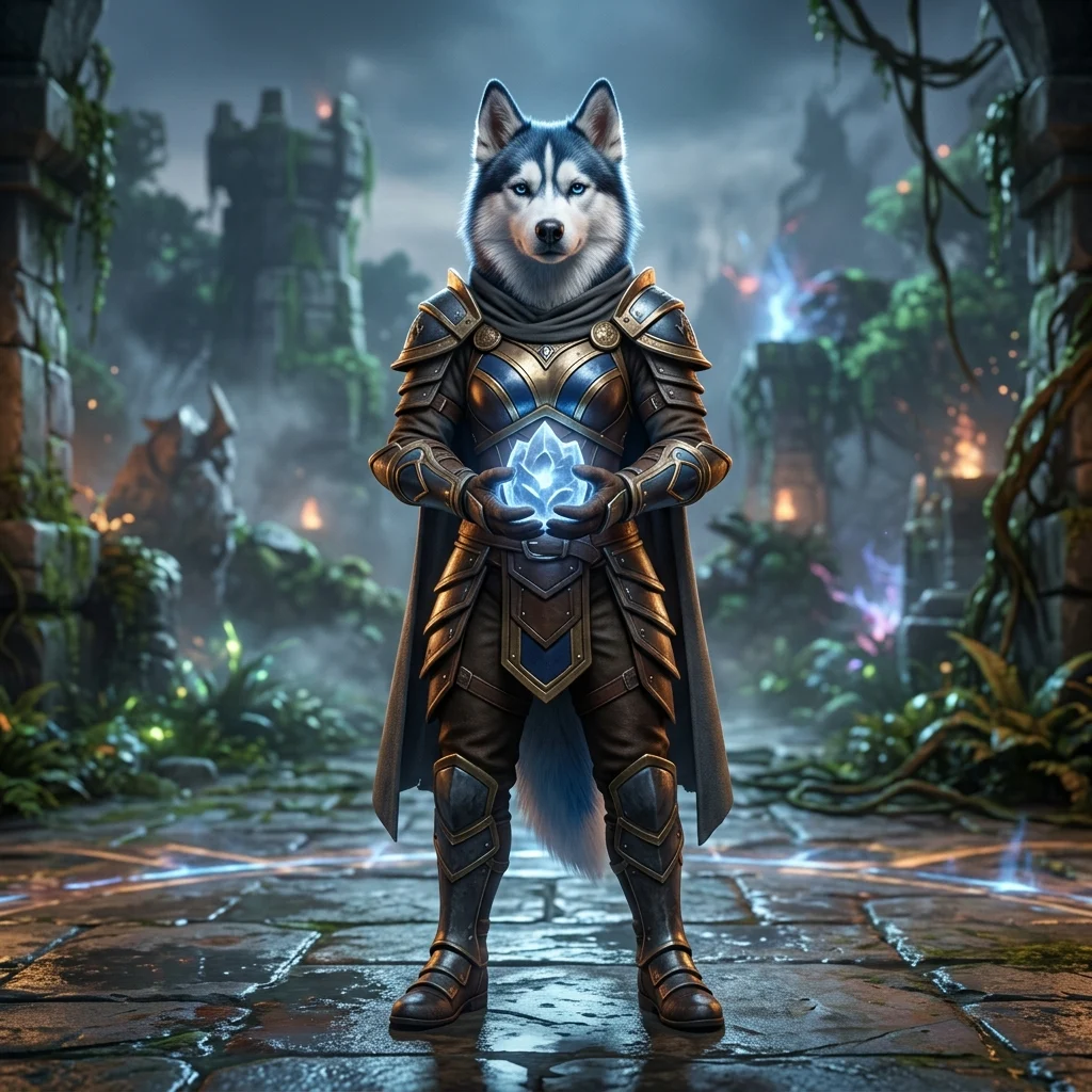 Sfeervolle illustratie voor een Dota 2-boostservice, gericht op ondersteuning bij online gameplay.