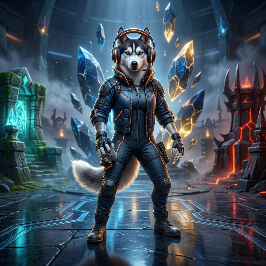 Promocijska ilustracija za storitev povečanja MMR v igri Dota 2 brez berljivega besedila.