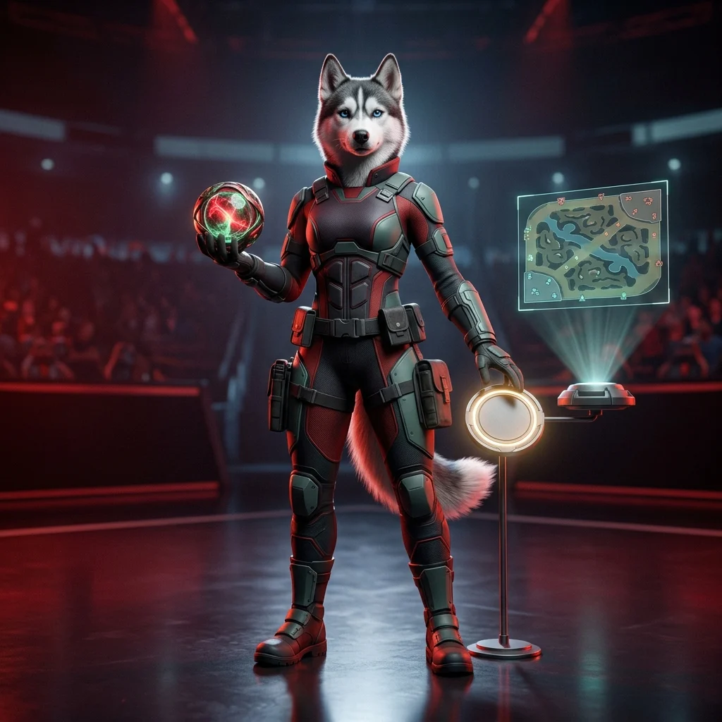 Dota 2のMMRやスコア、低優先度対応を含むブーストサービスをイメージしたゲーム関連ビジュアル。画像内に読める文字や看板はありません。