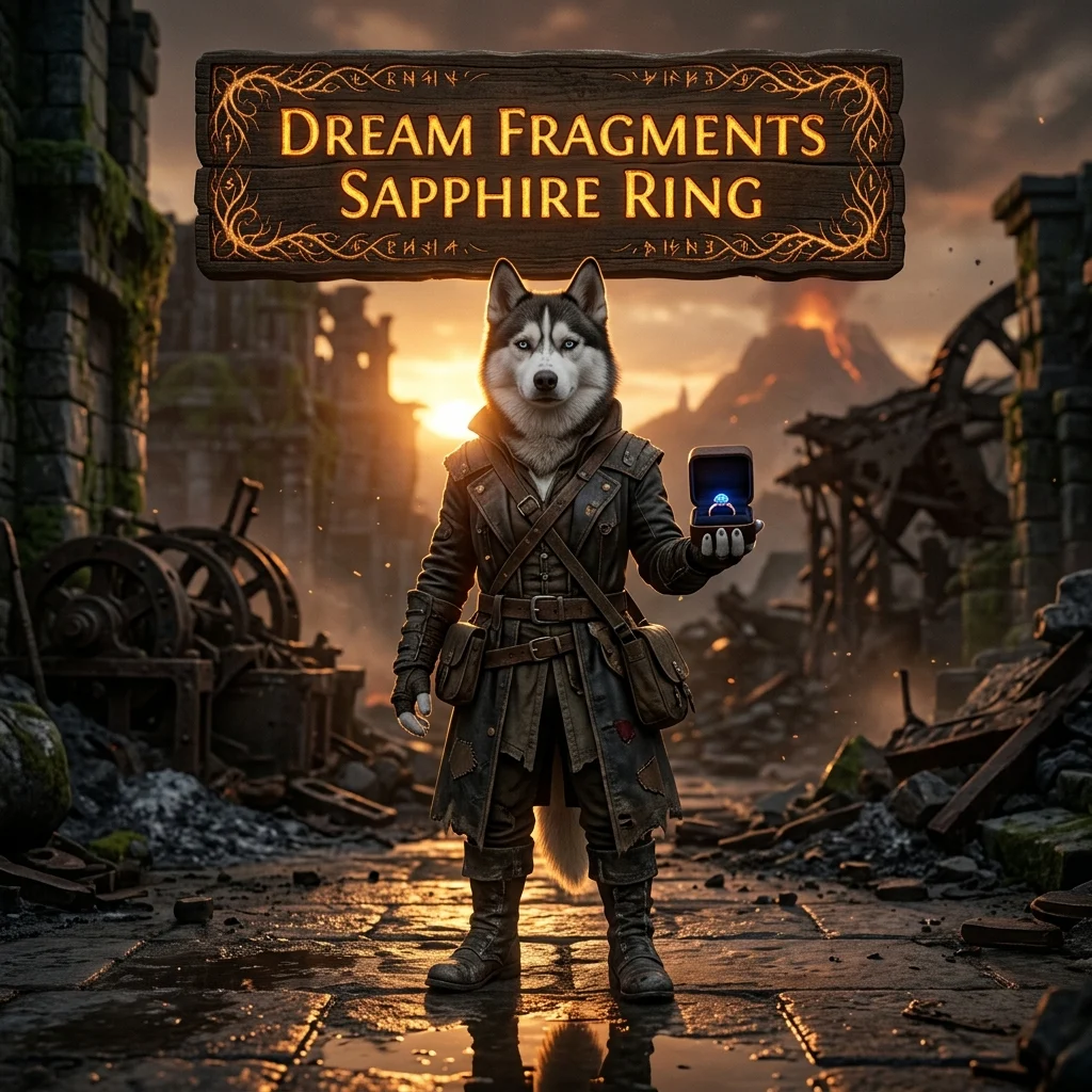Promotional image for the Dream Fragments Sapphire Ring Boost service in Path of Exile 2.