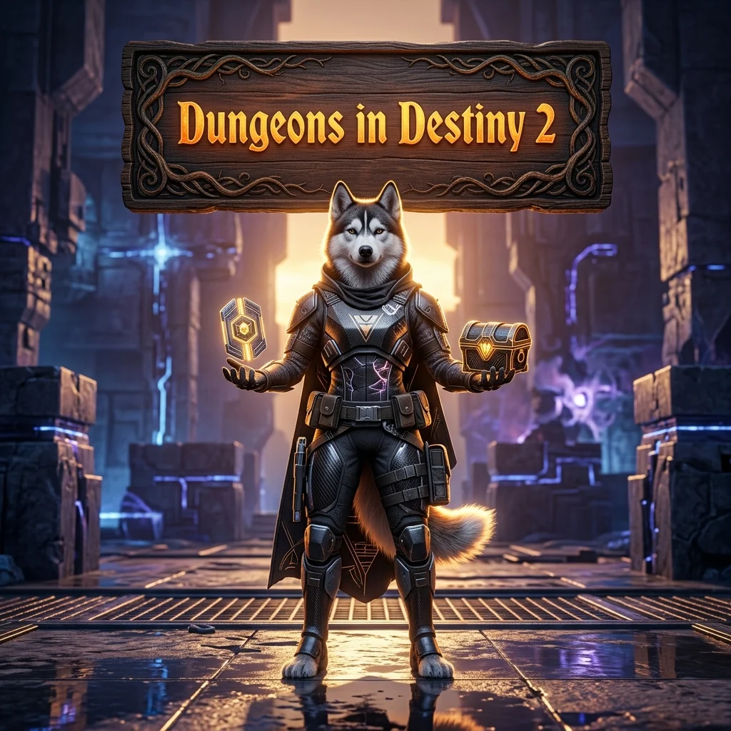 Promotional image for Dungeon Boosting Services in Destiny 2, representing assistance with completing Destiny 2 dungeon content.