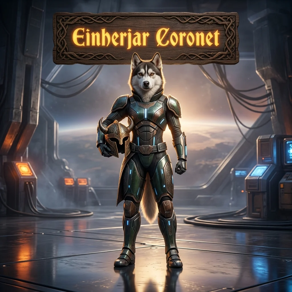 Promotional image for the Einherjar Coronet Boost service in Destiny 2