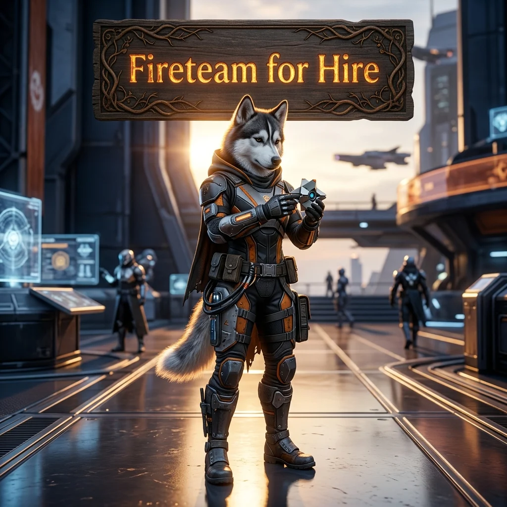 Promotional image representing the Fireteam for Hire Boost in Destiny 2 service.