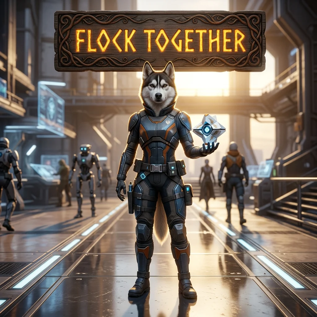 Promotional image representing the Flock Together Boost service in Destiny 2