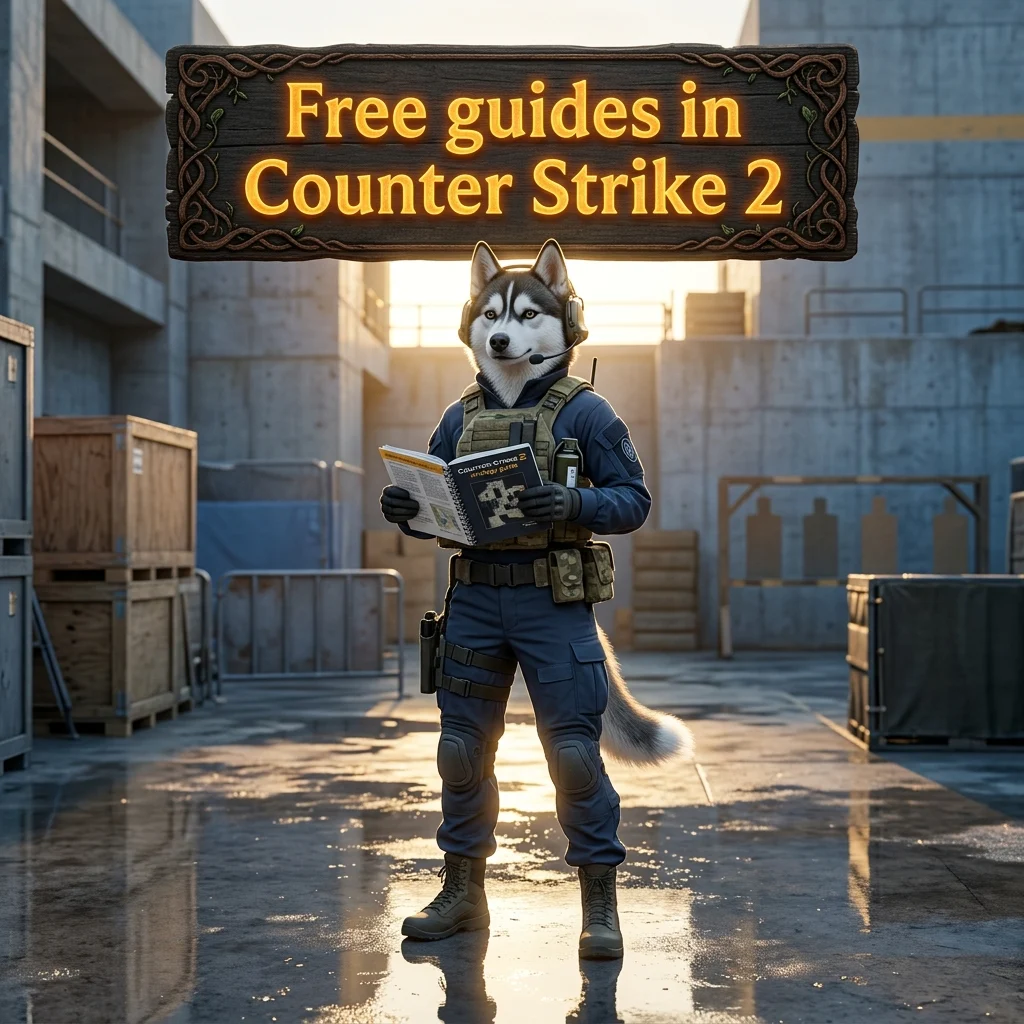 Promotional image representing Free guides in Counter Strike 2 and its collection of free Counter Strike 2 guides.