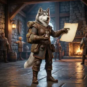 Sfeervolle illustratie rond gameplayhulp per uur voor spelers van WoW Classic Forever, zonder leesbare tekst of herkenbare tekens.
