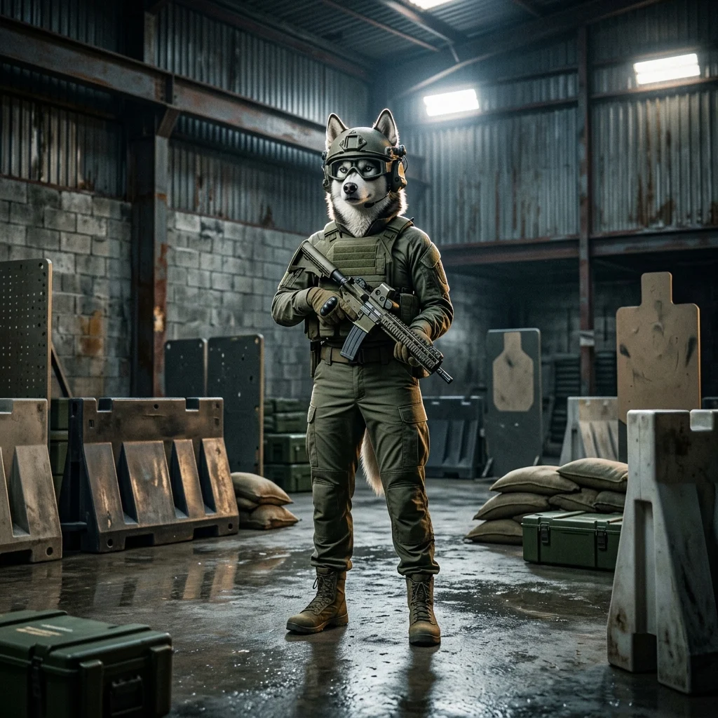 Illustration thématique associée au guide du débutant dans WARDOGS, sans texte ni signe lisible