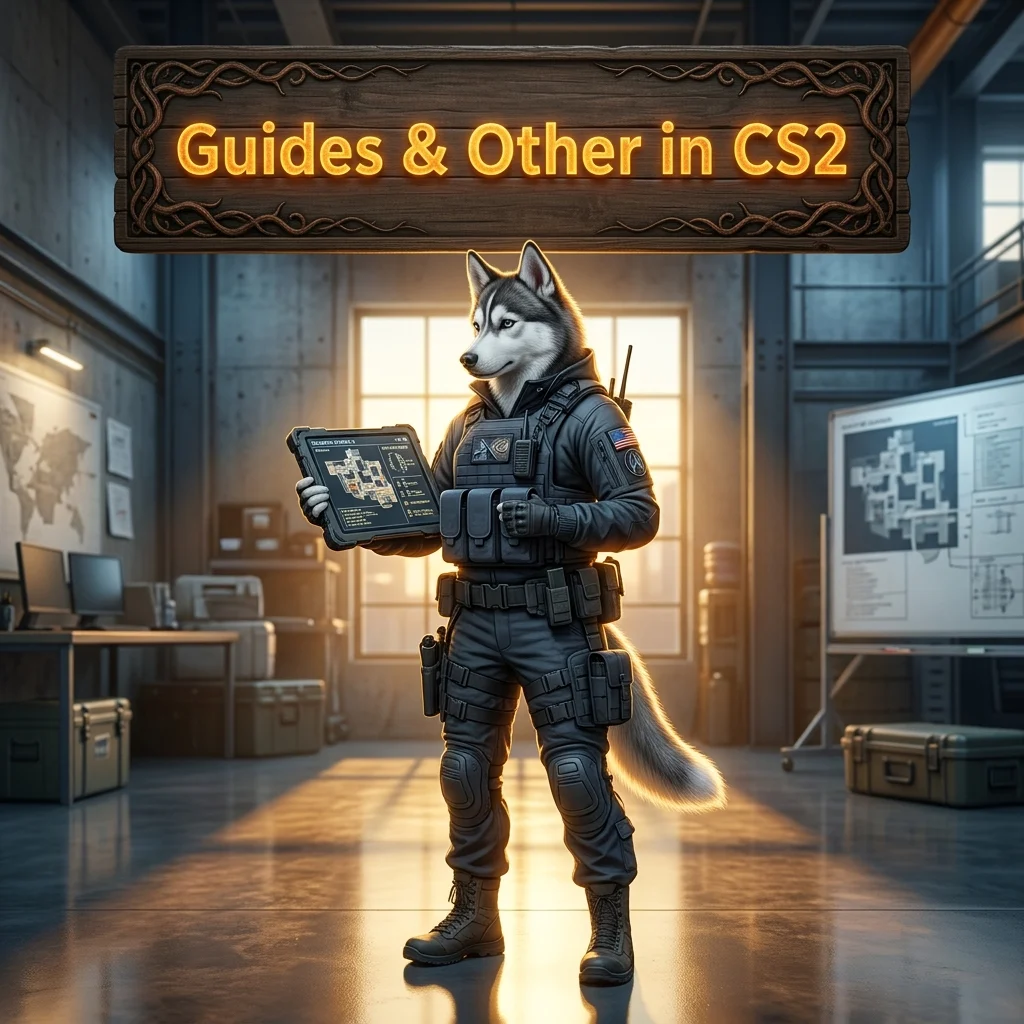 Promotional image representing Guides & Other in CS2 and its content related to Counter-Strike 2.