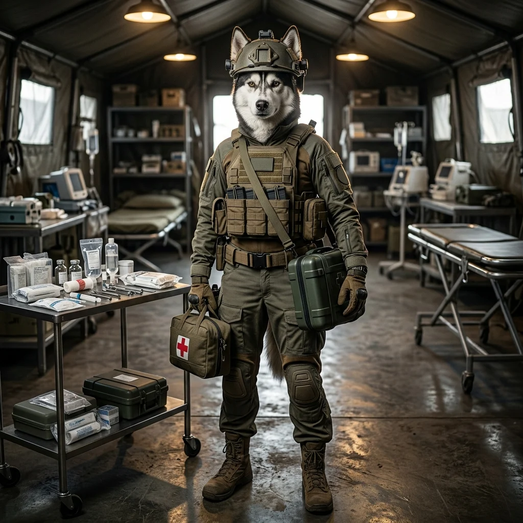 Aðalmynd fyrir Hagnaður lækna í Wardogs, án læsilegs texta eða merkja.