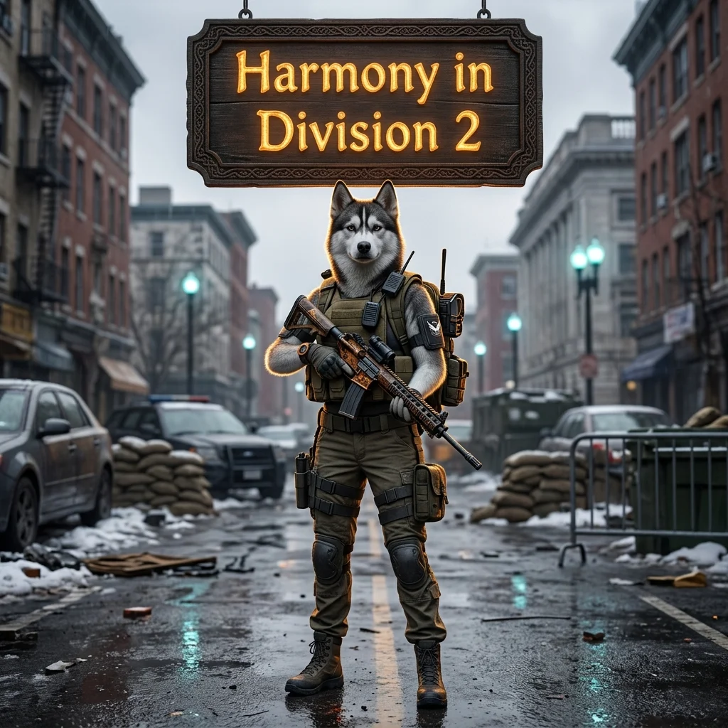 Promotional image for the Harmony Named Rifle Boost service in The Division 2.