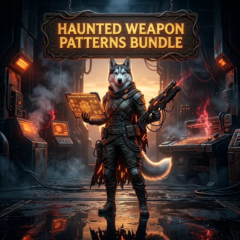Promotional image for the Haunted Weapon Patterns Bundle Boost service in Destiny 2.