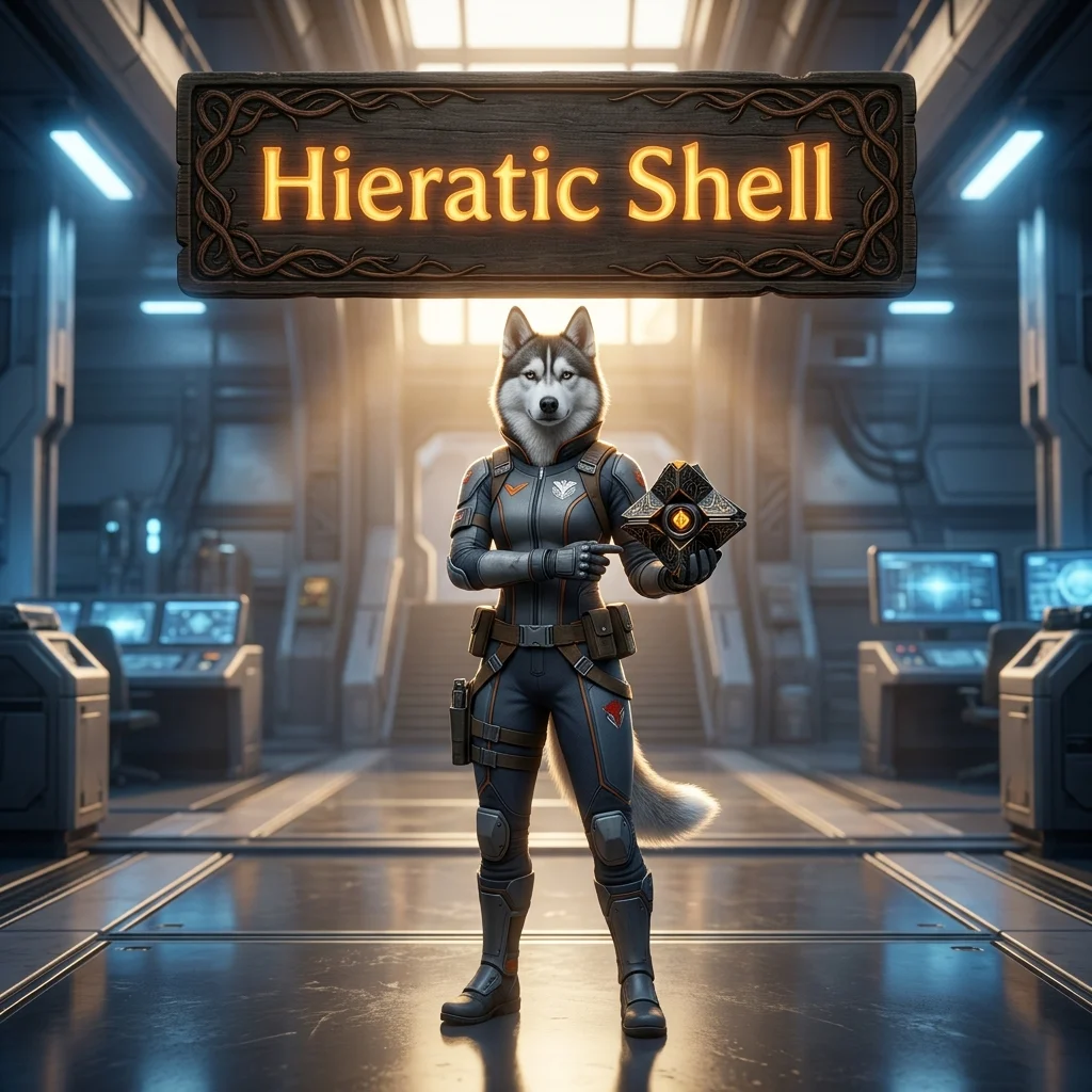 Promotional image for the Hieratic Shell Boost product and service in Destiny 2.