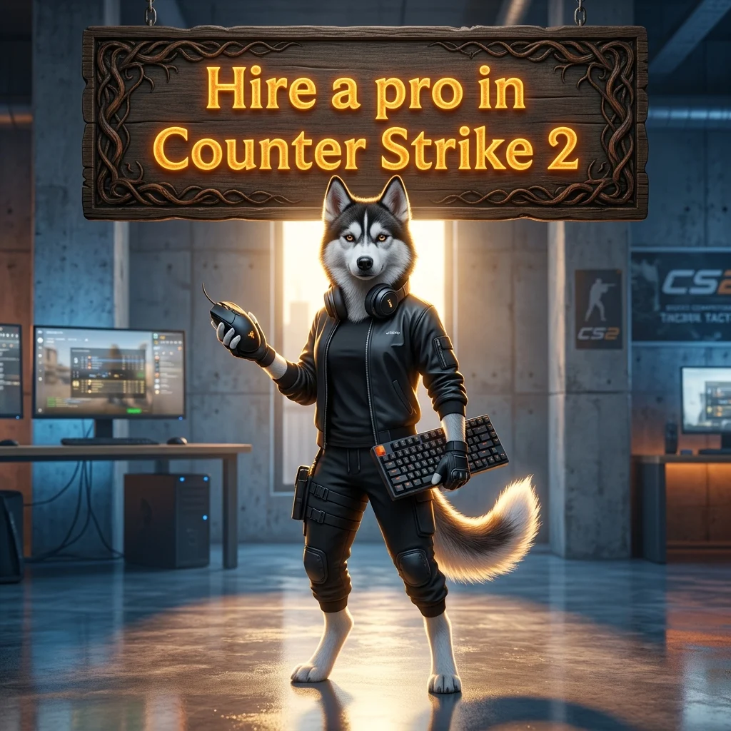 Promotional image for Hire a pro in Counter Strike 2, a service for hiring professional Counter Strike 2 assistance