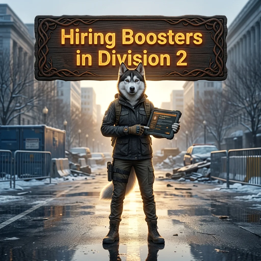 Promotional image representing the Hiring Boosters in Division 2 service