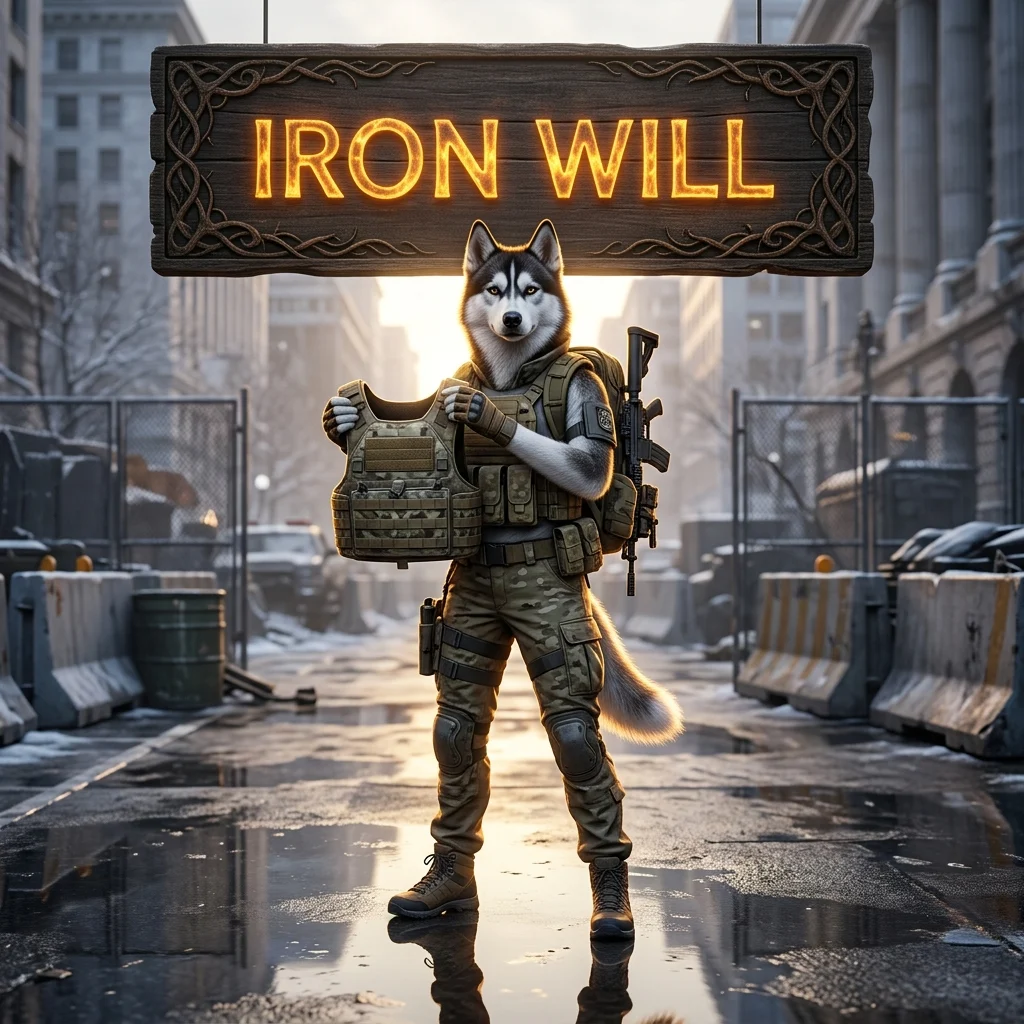Promotional image for the Iron Will Chest Boost service in The Division 2.