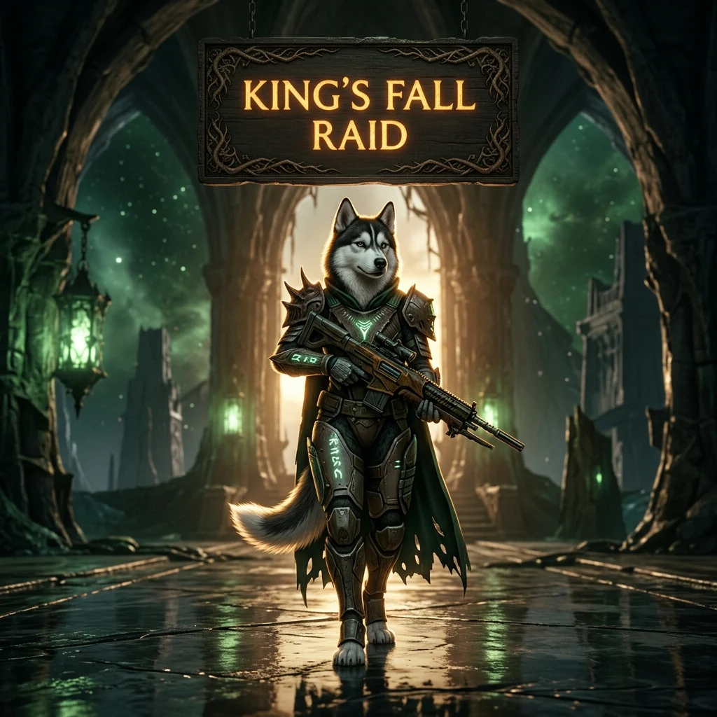 Promotional image for King’s Fall Raid Boost in Destiny 2, a service focused on assistance with the King’s Fall raid.