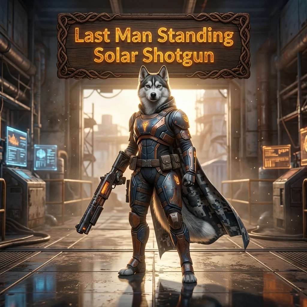 Promotional image for the Last Man Standing Solar Shotgun Boost service in Destiny 2.