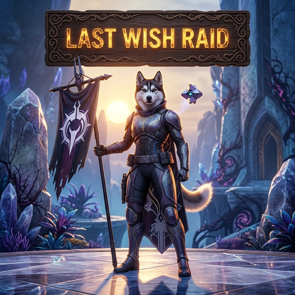Promotional image representing the Last Wish Raid Boost service for Destiny 2 players.