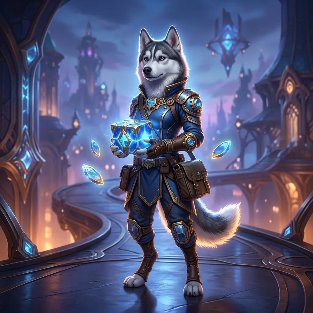 Fantasifull illustration för en League of Legends RP-gåva, utan synlig text