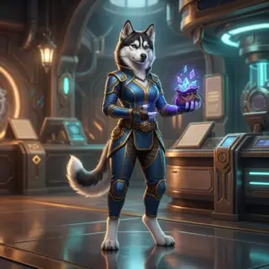 Stimmungsvolle Illustration zu virtuellen Punkten für ein beliebtes MOBA-Spiel, ohne lesbaren Text oder erkennbare Beschriftungen.