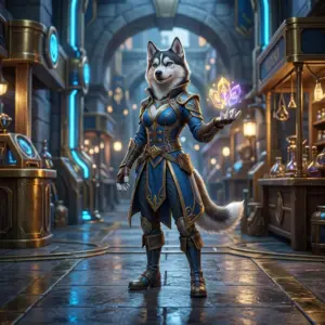 League of Legendsi RP ostmist tutvustav mänguteemaline illustratsioon ilma loetava tekstita.