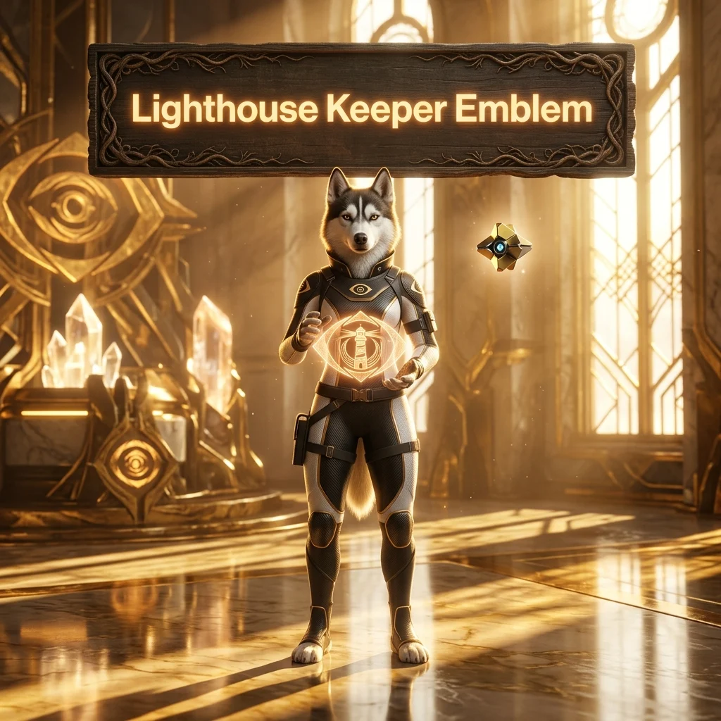 Promotional image for the Lighthouse Keeper Emblem Boost service in Destiny 2