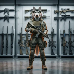 Imagen temática sobre la clasificación por niveles de armas en War Dogs, sin texto legible ni señales visibles
