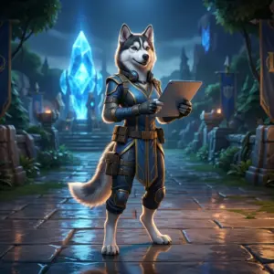 LoLの攻略ガイドや関連サービスを案内するための、ゲーム情報とサポートをイメージした汎用的なビジュアル