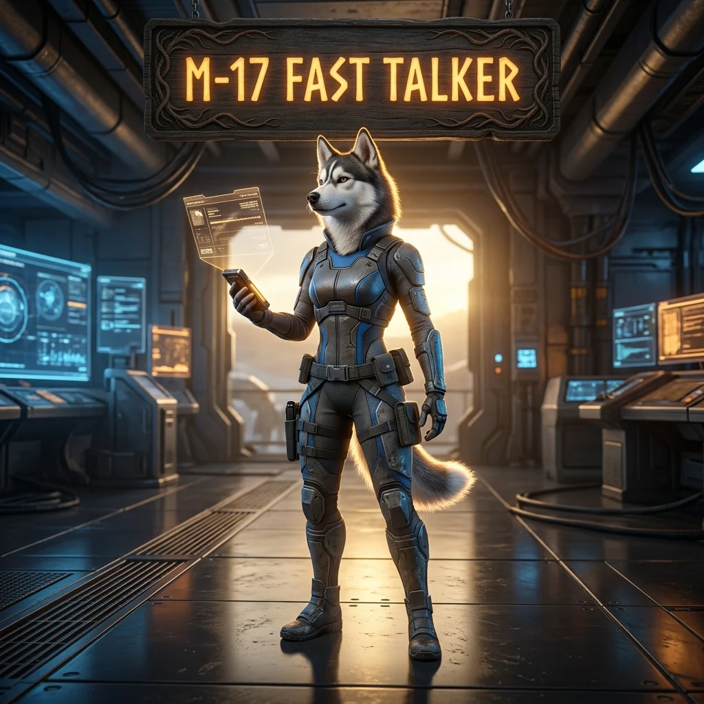 Promotional image for the M-17 Fast Talker Boost service in Destiny 2