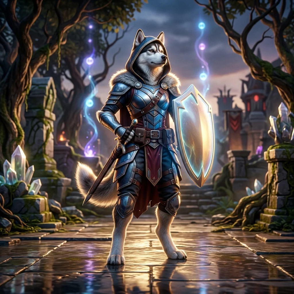 Fantasyinspirerad spelillustration som representerar en MMR-boost för Dota 2 utan synlig text eller logotyp.